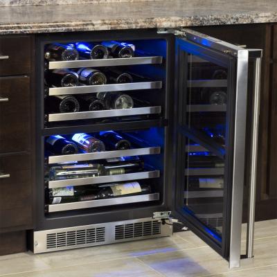 24" Marvel Professional High Efficiency Dual Zone Wine Refrigerator - MP24WDG5LS