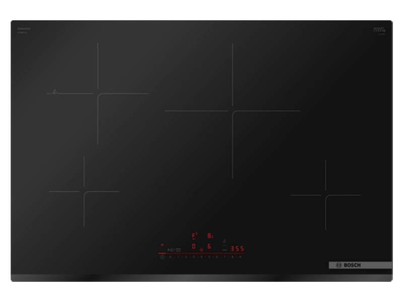 30" Bosch 800 Series Induction Cooktop in Black - NIT8061UC