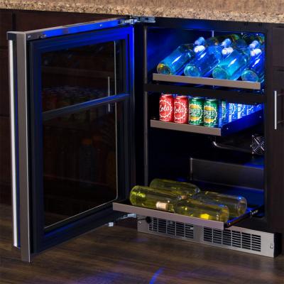 24" Marvel Professional Dual Zone Wine and Beverage Center - MP24WBG4LS