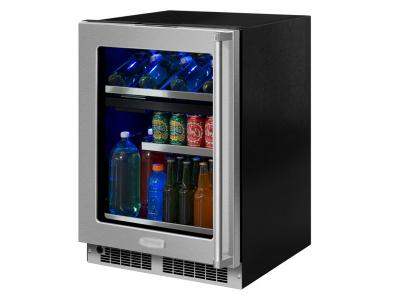 24" Marvel Professional Dual Zone Wine and Beverage Center - MP24WBG4LS