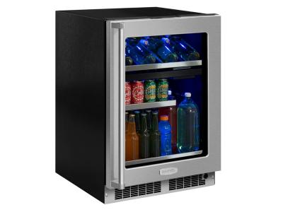 24" Marvel Professional Dual Zone Wine and Beverage Center - MP24WBF4RP