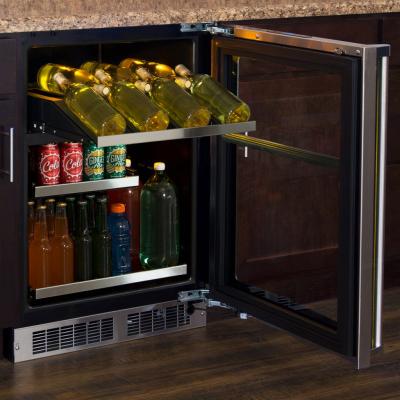 24" Marvel Professional Dual Zone Wine and Beverage Center - MP24WBF4LP