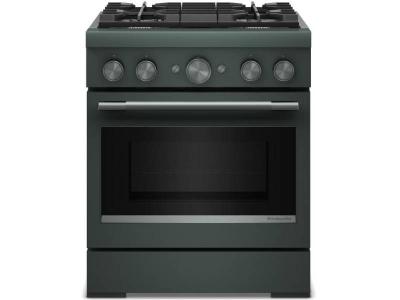 30" KitchenAid 4 Burner Commercial-Style Dual Fuel Range - KFDS930SJP