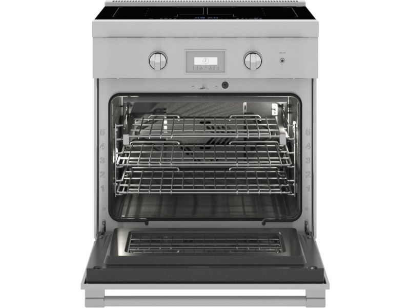 30" Thermador Liberty Induction Freestanding Range Cooker Stainless Steel - PRI30LBHC