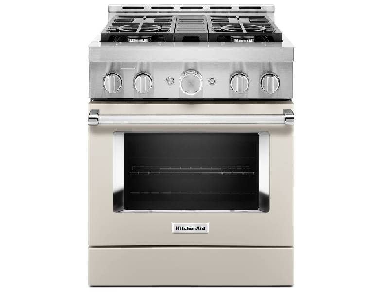 30" KitchenAid 4.1 Cu. Ft. Smart Commercial-Style Gas Range With 4 Burners - KFGC500JMH