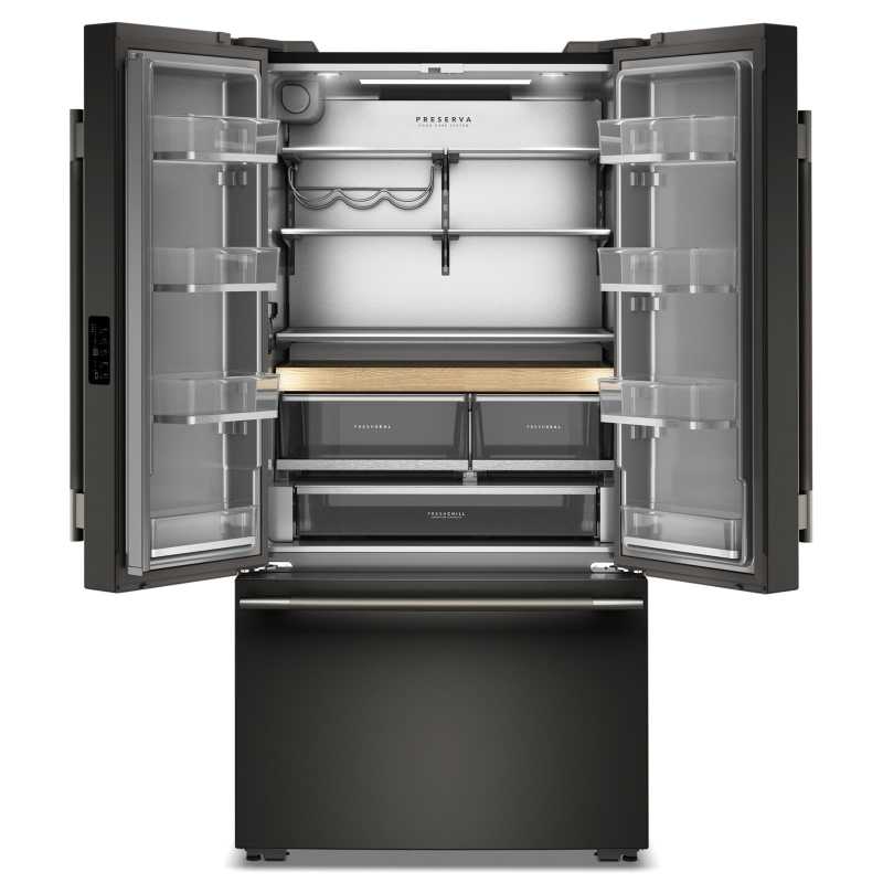 36" Kitchenaid Counter-Depth French Door Refrigerator with Internal Water Dispenser - KRFC336SBE