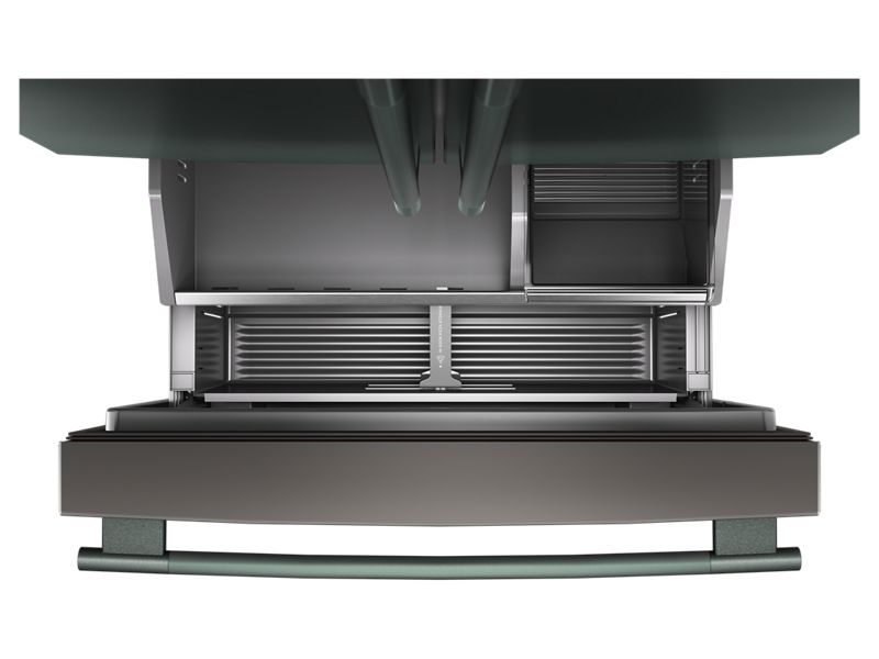 36" Kitchenaid 24 Cu. Ft. Counter-Depth French Door Refrigerator with Interior Dispense - KRFC236SJP