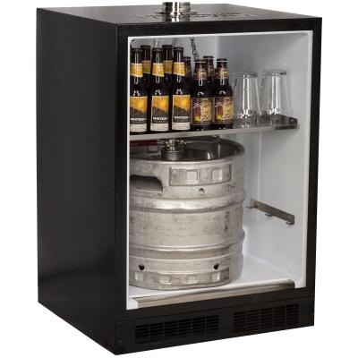 24" Marvel Outdoor Single Tap Mobile Beer Dispenser with Stainless Steel Door- MO24BSSMRS