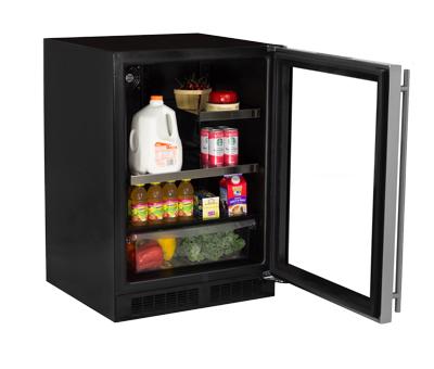 24" Marvel Beverage Refrigerator with Drawer - ML24BRG2LB