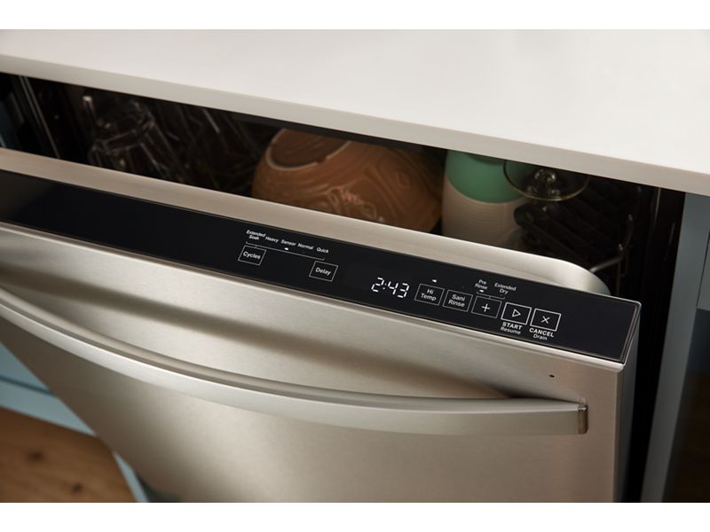 Whirlpool 47 dBA Flush to Cabinet Dishwasher with 3rd Rack - WDTF5024SZ