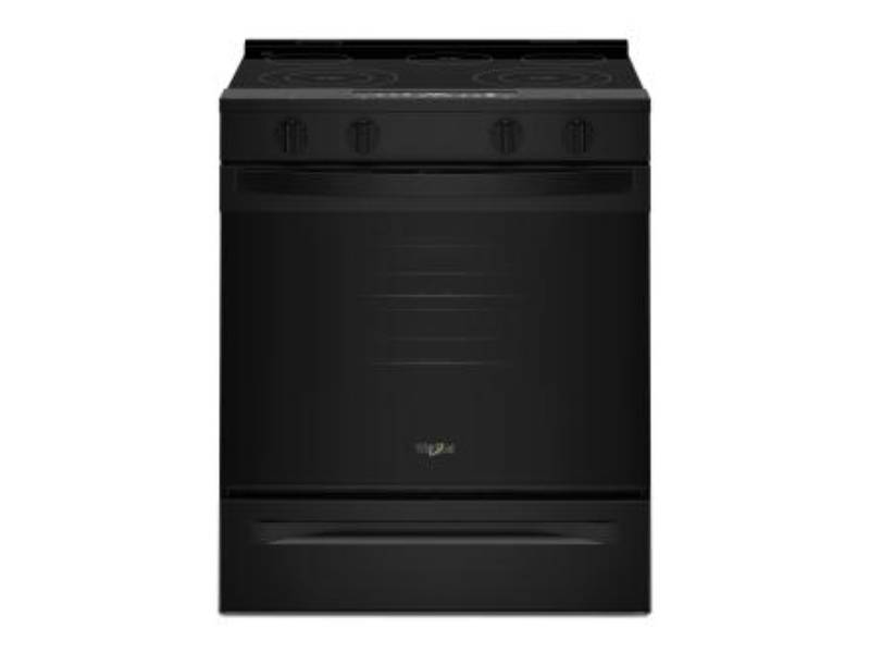 30" Whirlpool Electric Smart Range with No Preheat Mode and Steam Clean - YWSES3330TB