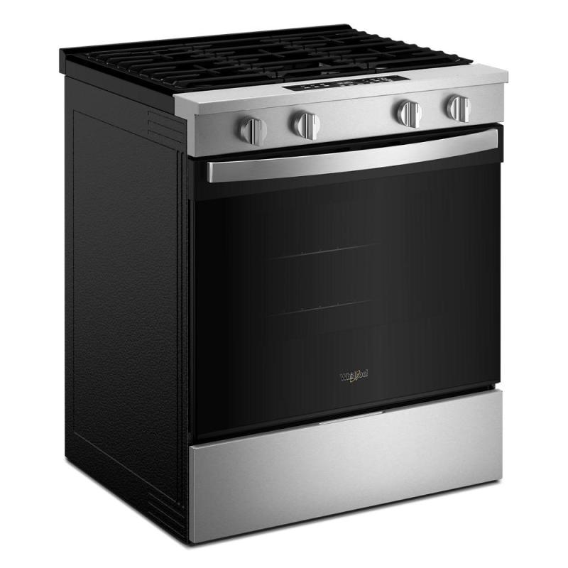 30" Whirlpool Gas Smart Range with No Preheat Mode and Steam Clean - WSGS3330TS