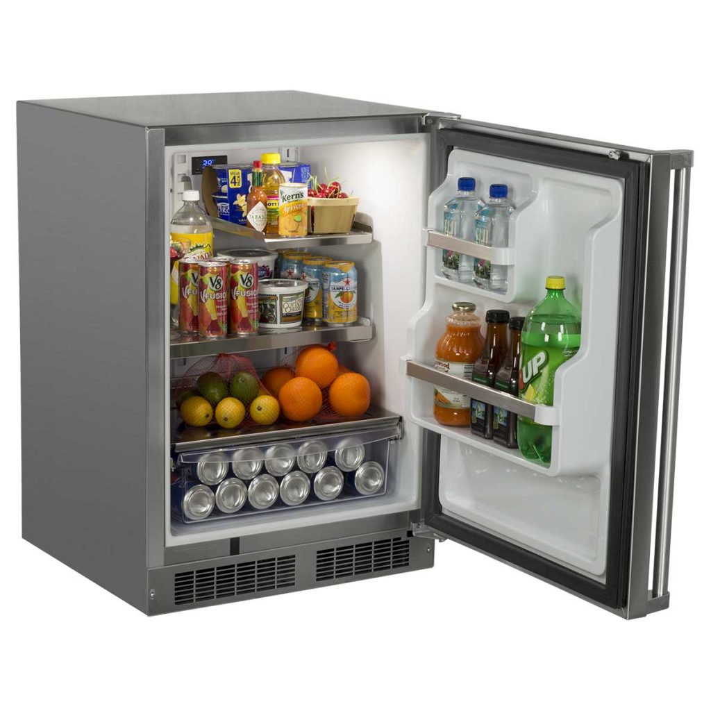 Marvel MO24RAS2RS 24" Outdoor Refrigerator with Door Storage