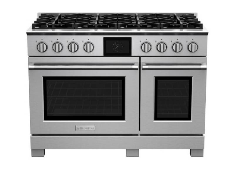 48" Blue Star Dual Fuel Range with 8 Burners - BSDF488BW