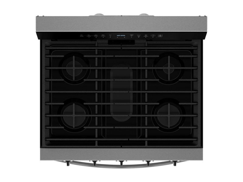 30" Whirlpool 5.3 Cu. Ft. Smart Gas Range with Air Cooking Technology  - WFGS7530RZ