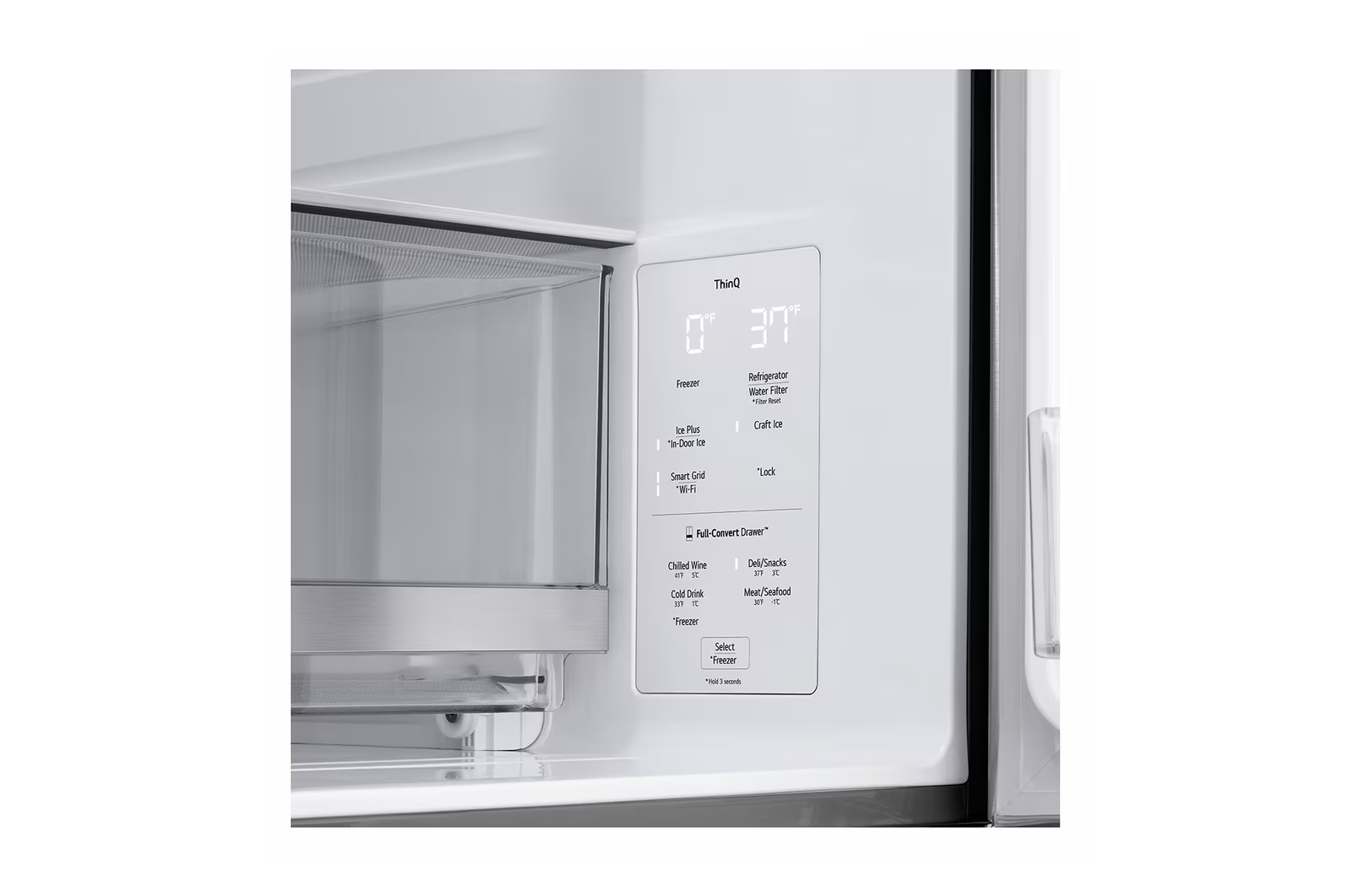 36" LG 29 Cu. Ft. Standard-Depth MAX 4-Door French Door Refrigerator - LF29S9775S