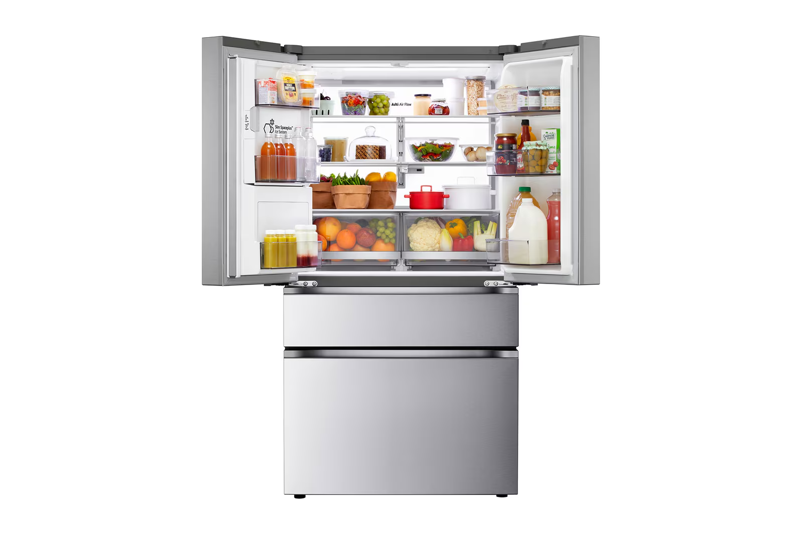 36" LG 29 Cu. Ft. Standard-Depth MAX 4-Door French Door Refrigerator - LF29S9730S