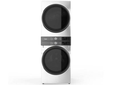 Whirlpool Smart Front Load Laundry Tower 5.2 cu. ft. Washer and 7.4 cu. ft. Electric Dryer - YWEF5727TW