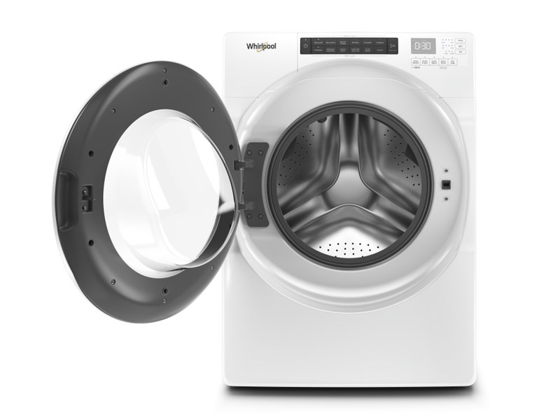 27" Whirlpool 5.0 Cu. Ft I.E.C. Closet Depth Front Load Washer - WFW560CHW