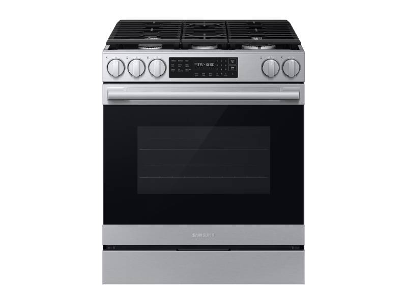 30" Samsung 6.0 Cu. Ft. Electric Slide-In True Convection Range - NSG80H60SRAA