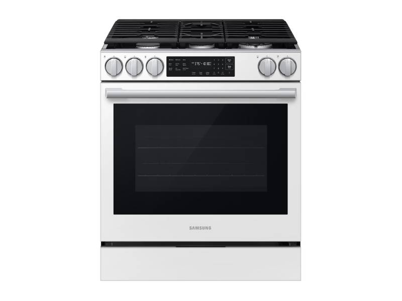 30" Samsung 6.0 Cu. Ft. Gas Slide-In True Convection Range - NSG80H60SWAA