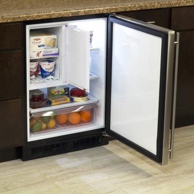 24" Marvel Refrigerator Freezer with Drawer Storage - ML24RFS3LS