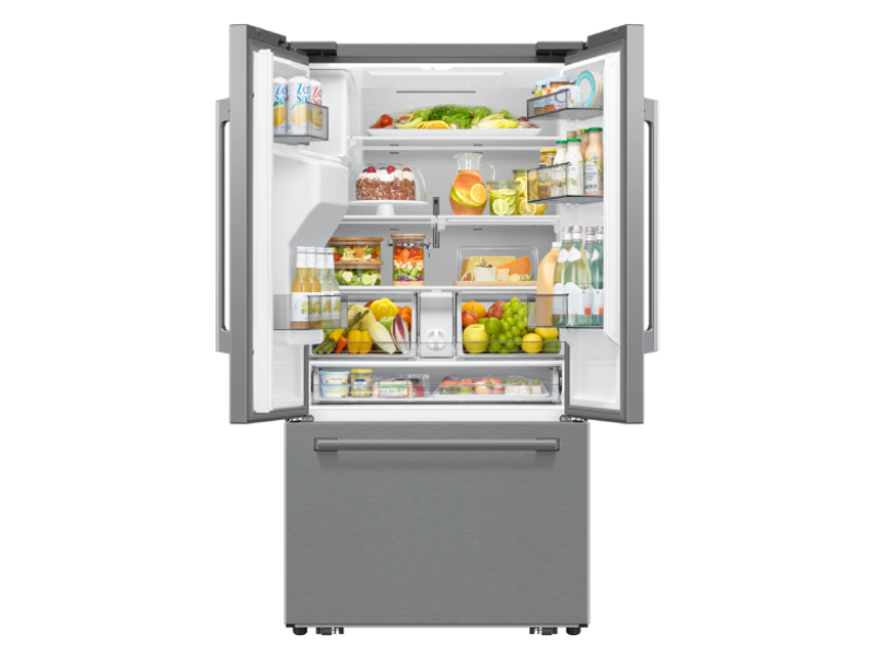 Samsung 29 Cu. Ft. Bespoke AI 3-Door French Door with Dual Auto Ice Maker - RF70H30HERAA
