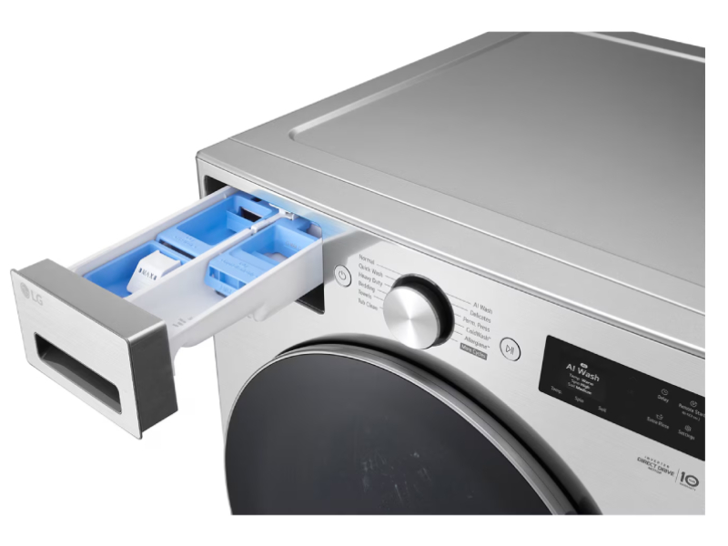 27" LG 5.8 Cu. Ft. Ultra Large Capacity Front Load Washer with AI DD and TurboWash 360 - WM5800HVA