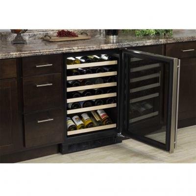 24" Marvel High Efficiency Single Zone Wine Refrigerator - ML24WSG3RB