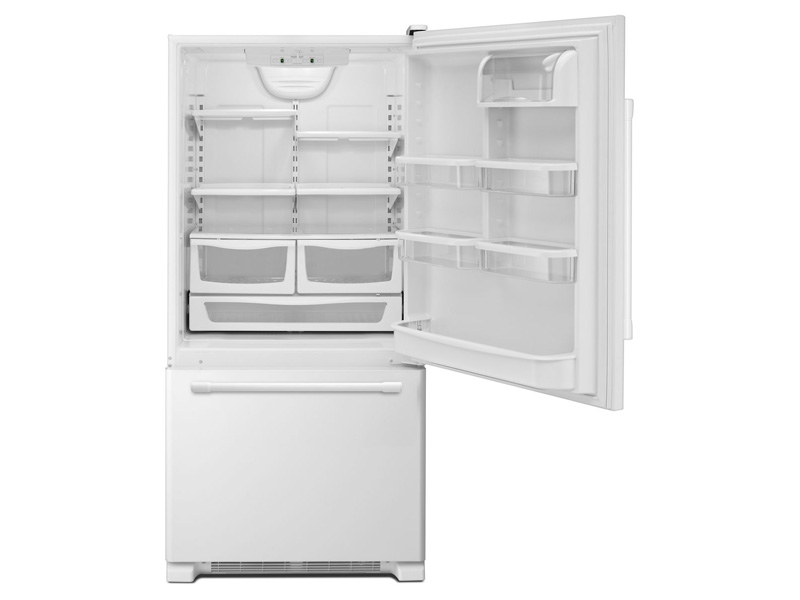30" Maytag 18.7 Cu. Ft. Bottom Freezer Refrigerator with Freezer Drawer - MBB1957FEW