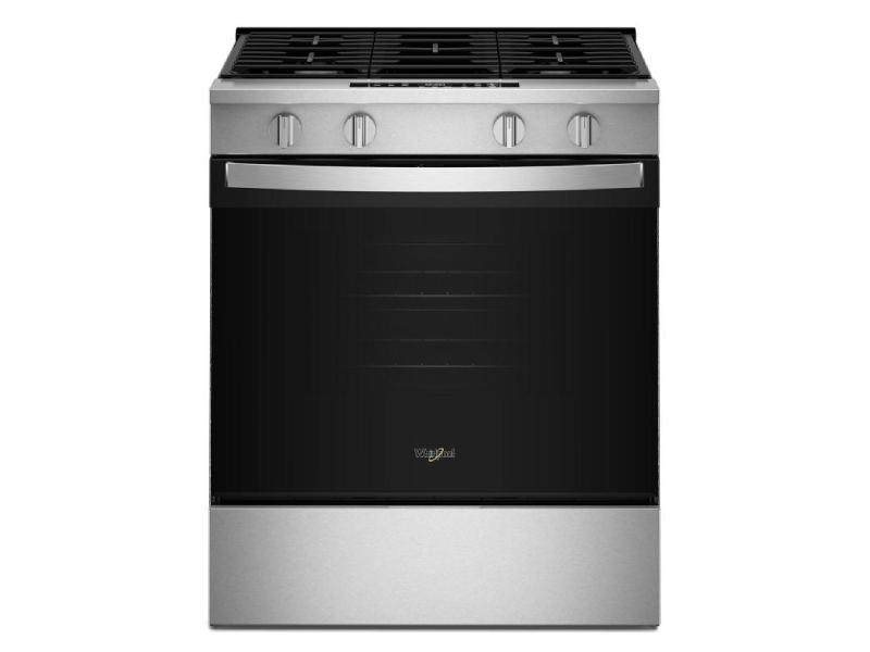 30" Whirlpool Gas Smart Range with No Preheat Mode and Steam Clean - WSGS3330TS