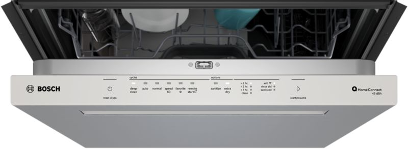 24" Bosch 300 Series Dishwasher in Brushed Steel Anti-Fingerprint - SHP53EM5N