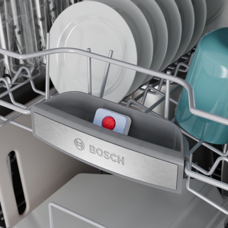 24" Bosch 100 Series Dishwasher in Brushed Steel Anti-Fingerprint - SHE2ADF5N