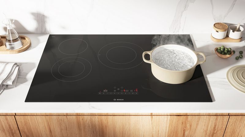 30" Bosch 800 Series Electric Cooktop Surface Mount without Frame - NET8062UC