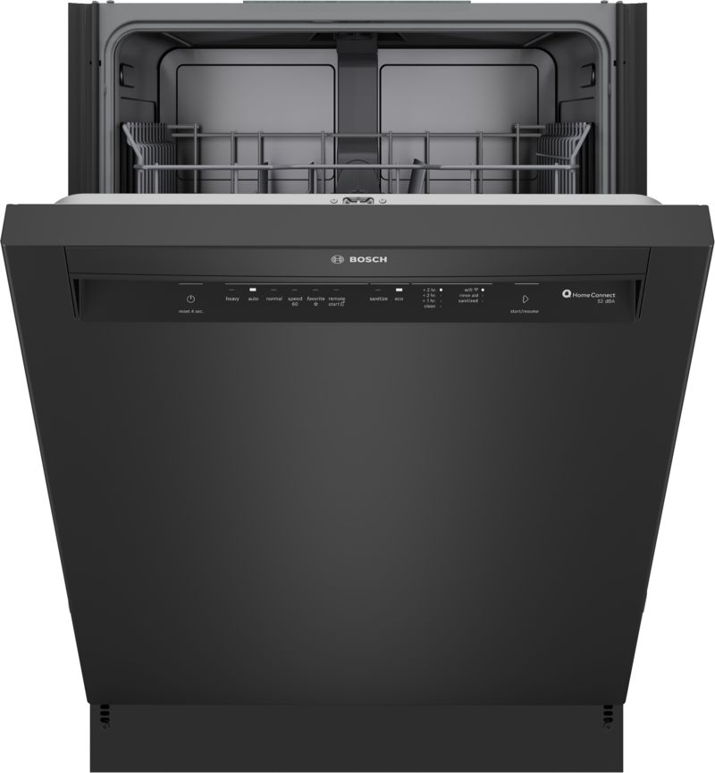 24" Bosch 100 Series Dishwasher in Black - SHE2ADF6N