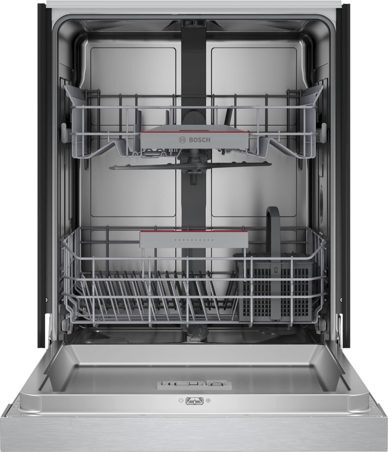 24" Bosch 100 Series Dishwasher in Stainless steel - SHE41D75UC