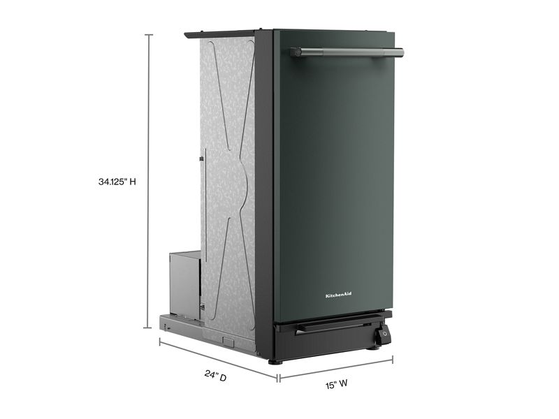 15" Kitchenaid Built-In Trash Compactor with Built-In Odor Management System - KTTP515TJP