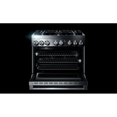 36" Jenn-Air Rise Dual-Fuel Professional-Style Range - JDRP436HL