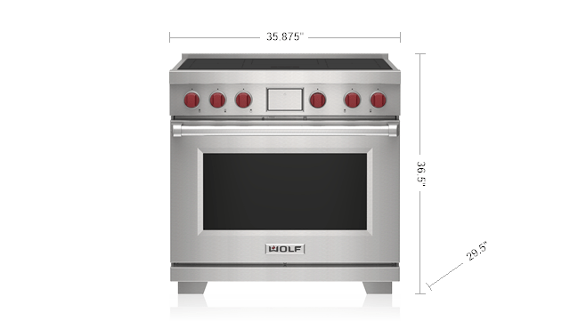 36" Wolf Professional Induction Range - IR36551/S/P