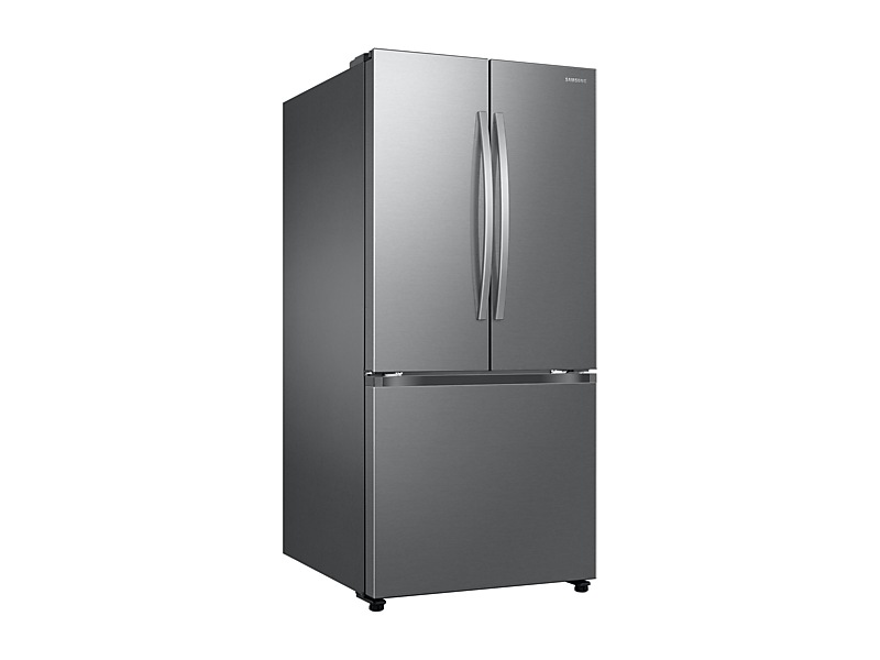 33" Samsung 25 Cu.Ft. RF50 Neo Bespoke AI 3-Door French Door Refrigerator - RF25C5A01SRAA