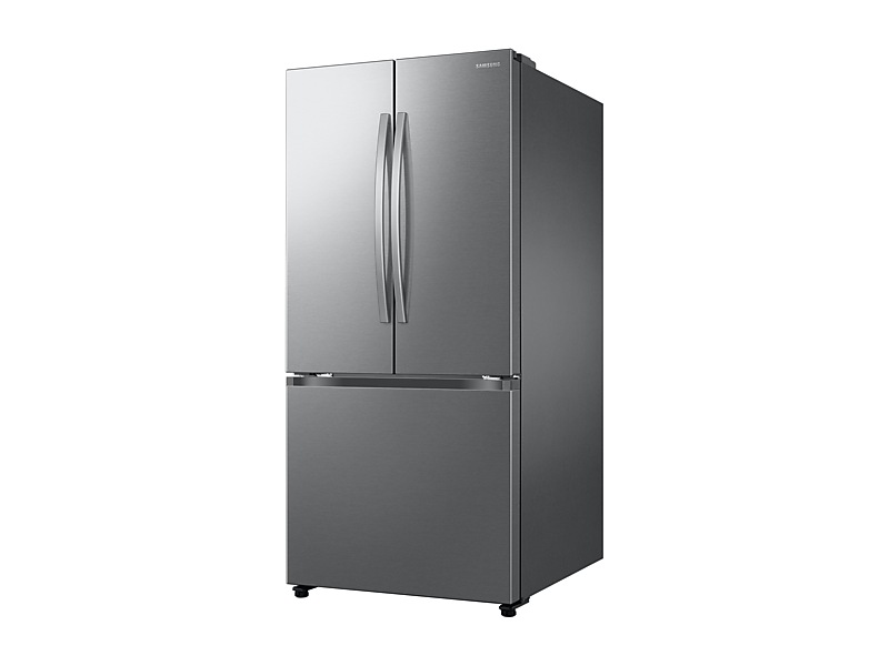 33" Samsung 25 Cu.Ft. RF50 Neo Bespoke AI 3-Door French Door Refrigerator - RF25C5A01SRAA