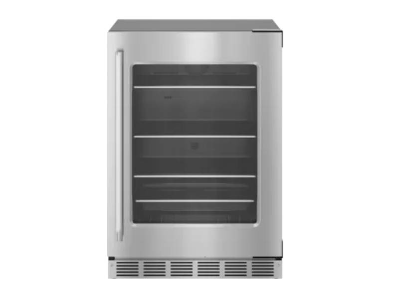 24" Thermador  5.2 Cu. Ft. Masterpiece Glass Door Refrigeration in Stainless Steel - T24UR915RS