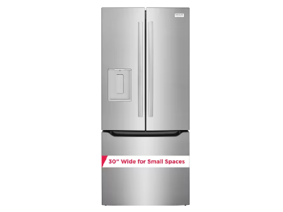 30" Frigidaire Gallery 20 Cu. Ft. Standard-Depth French Door Refrigerator - GRFS2023AF