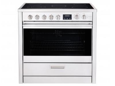 36" Porter & Charles Slide-in Electric Range  Stainless Steel - FEC90B