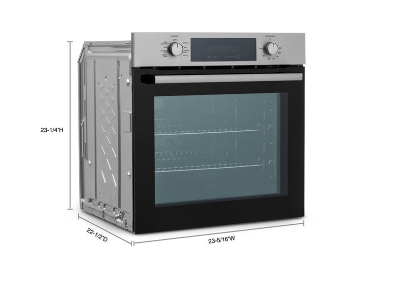 24" Whirlpool True Convection Wall Oven with Air Fry - UOS52ES4SZ
