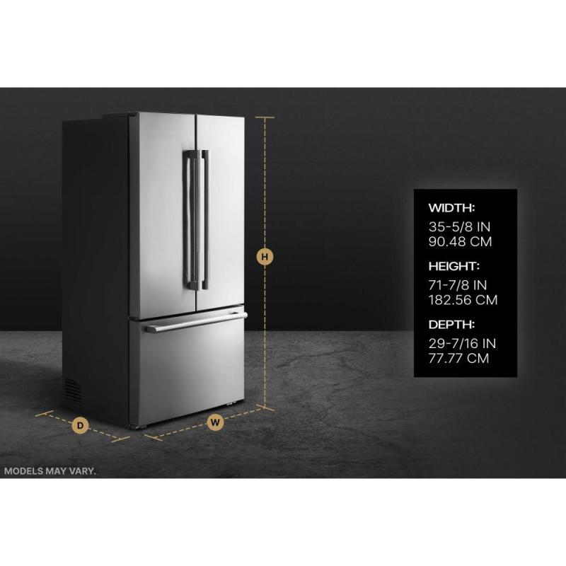 36" Jenn-Air RISE Counter-Depth French Door Refrigerator - JFFCCI72SL