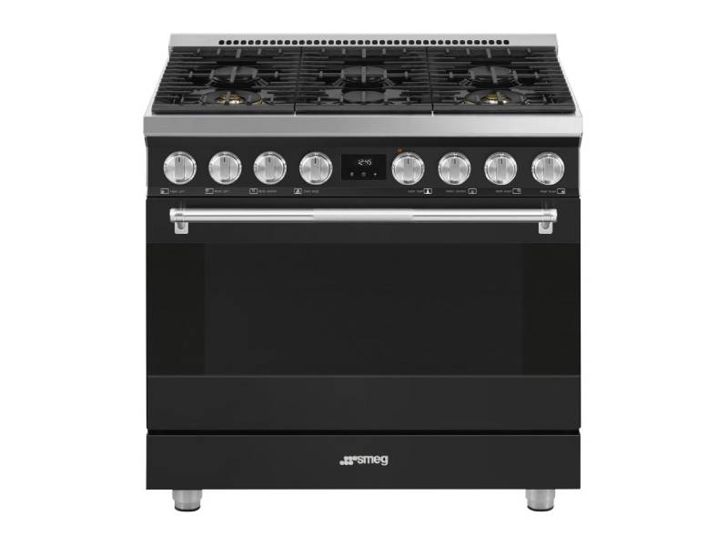 36" SMEG Freestanding Gas Range with 6 Sealed Burners - SPR36UGGAN