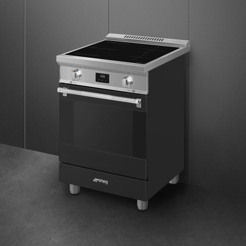 24" SMEG Freestanding Induction Range - SPR24UIMANX
