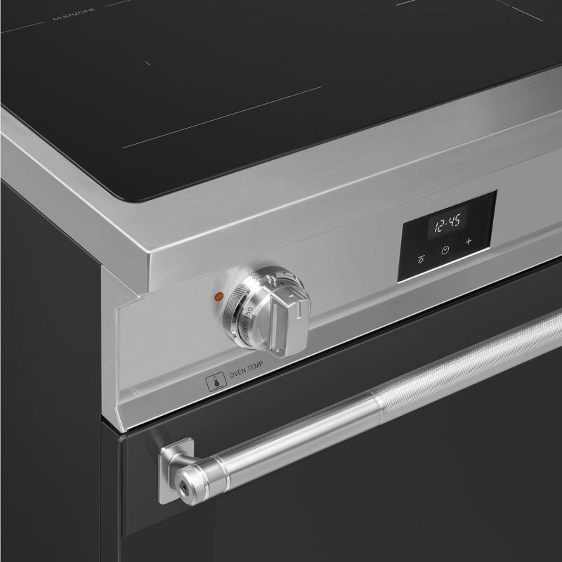 24" SMEG Freestanding Induction Range - SPR24UIMANX
