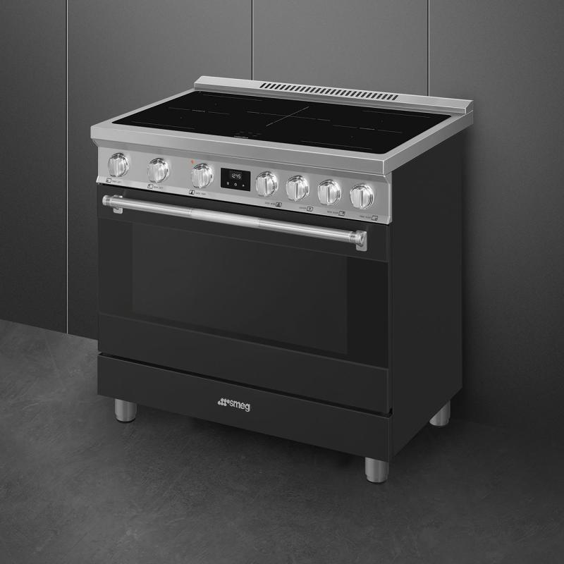 36" SMEG Freestanding Induction Range - SPR36UIMANX